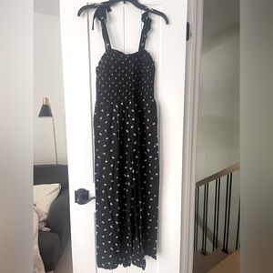 Hollister wide legged pants romper.